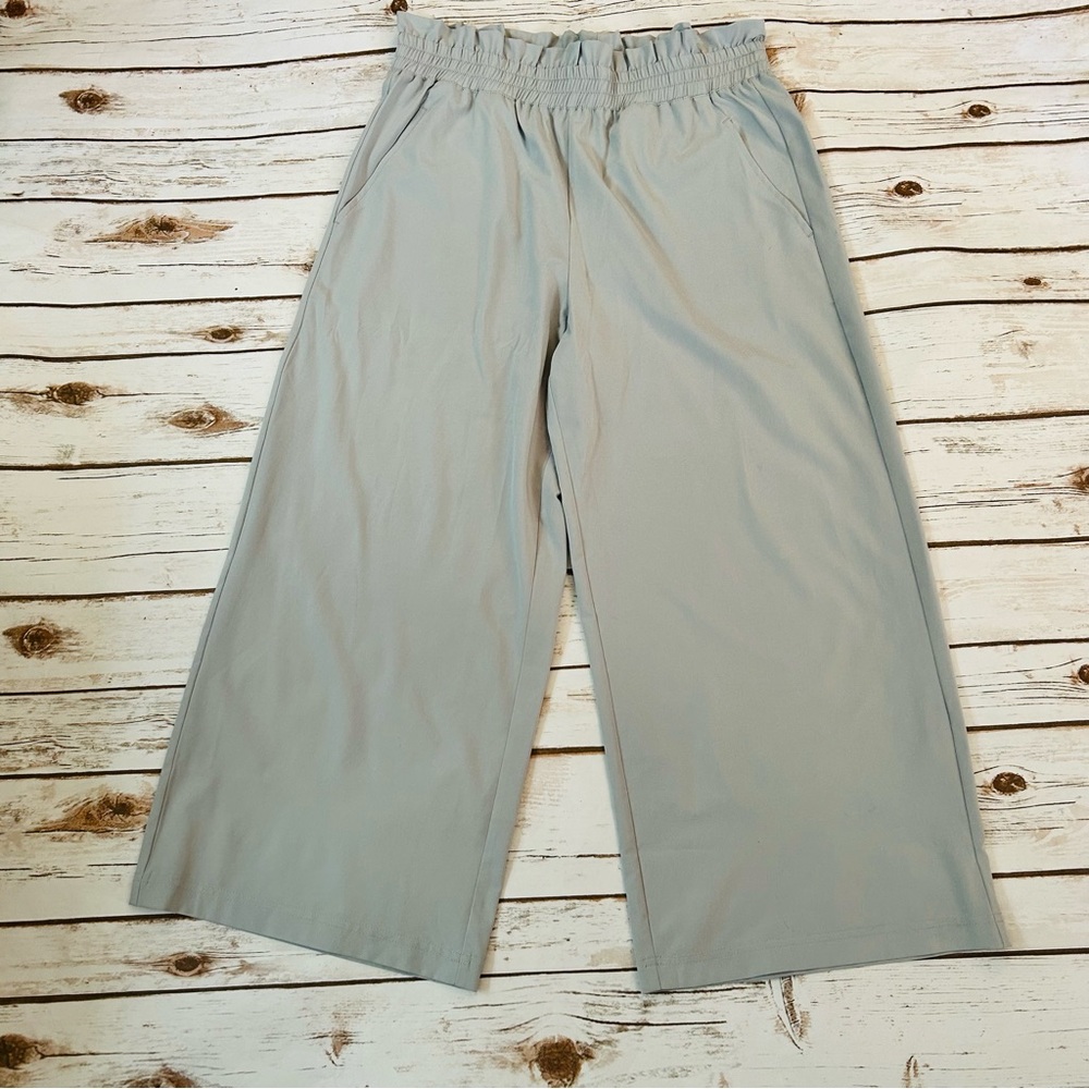 Gray lightweight trouser